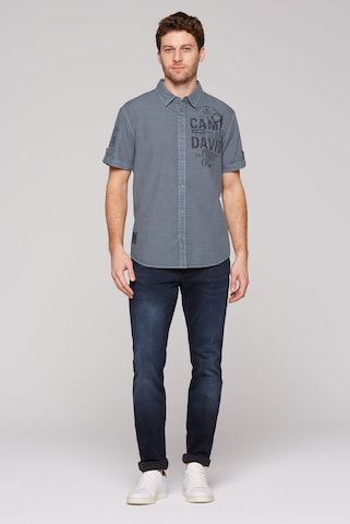 CAMP DAVID Regular fit Button Up Shirt in Grey