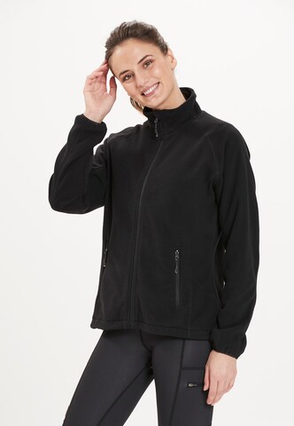 Whistler Athletic Fleece Jacket 'Penwortham' in Black: front