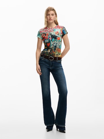 Tricou 'Cats' de la Desigual pe roșu