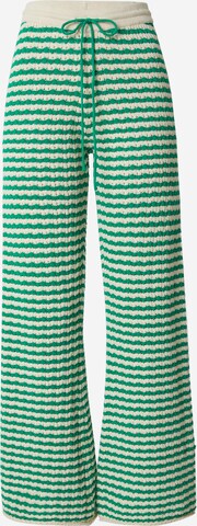 TOPSHOP Normální Kalhoty – zelená: přední strana