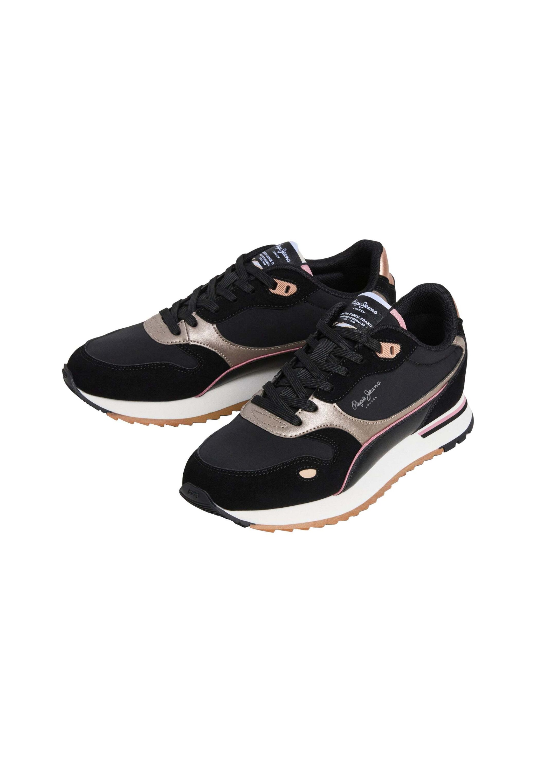 Baskets basses 'Bexley Essence' Pepe Jeans en noir