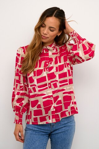 Kaffe Blouse 'Tanya' in Roze: voorkant