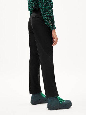 ARMEDANGELS Regular Pleated Pants 'Varma' in Black