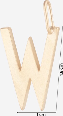 Design Letters Pendant in Gold