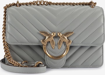 PINKO Umhängetasche 'Love One' in Grau: Vorderseite