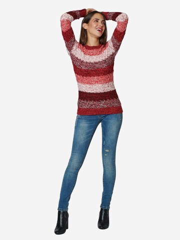 KOROSHI Pullover in Mischfarben