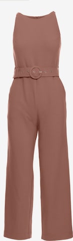 made of emotion - Jumpsuit 'M679 ' en marrón: frente