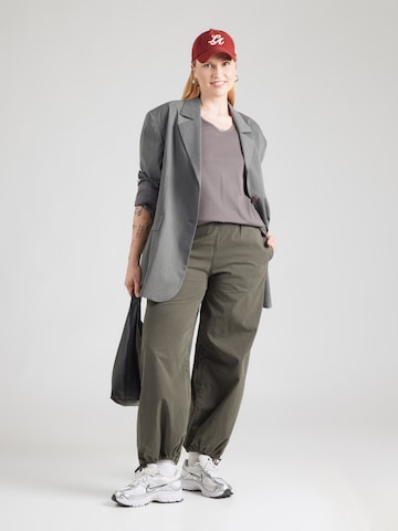 Top di Ulla Popken in grigio
