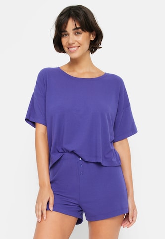 LSCN by LASCANA Shorty in Lila: Vorderseite
