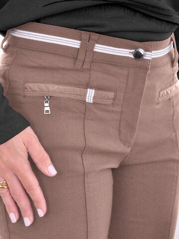 Regular Pantalon Navigazione en marron