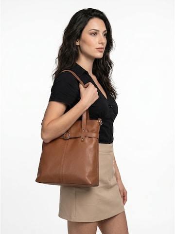 Cabas Cluty en marron