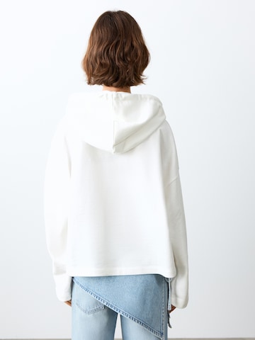 MANGO TEEN Суичър 'Estribor' в бяло
