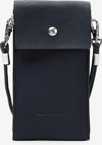 Emily & Noah Shoulder Bag in Blue: front