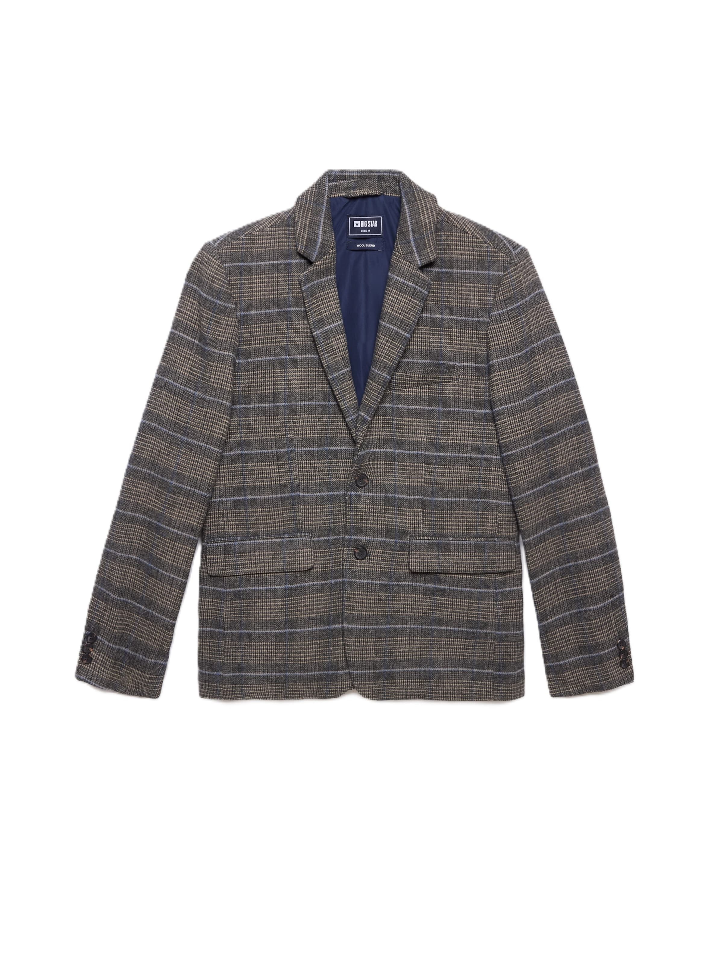 BIG STAR Regular fit Blazer 'Filo' in Blue: front