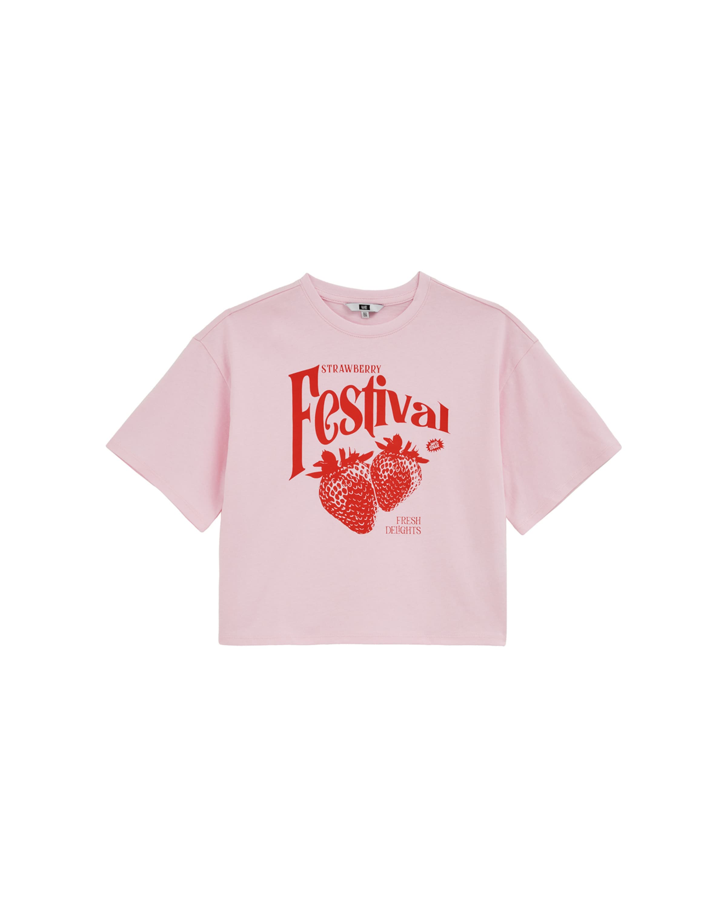 WE Fashion Футболка в Ярко-розовый: спереди