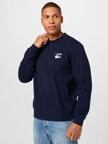 LACOSTE Sweatshirt in Blauw: voorkant