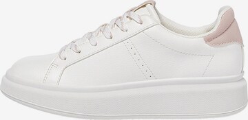 Pull&Bear Sneakers low i hvit