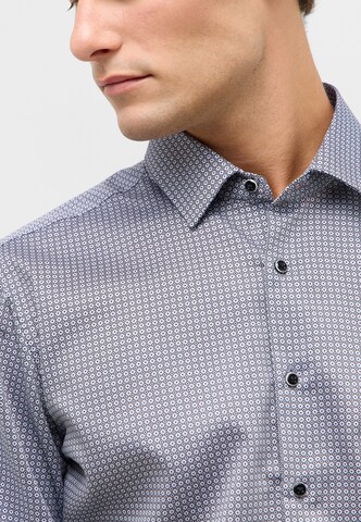 ETERNA Slim fit Zakelijk overhemd in Grijs