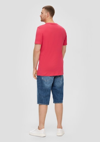T-Shirt s.Oliver Red Label Big & Tall en rouge