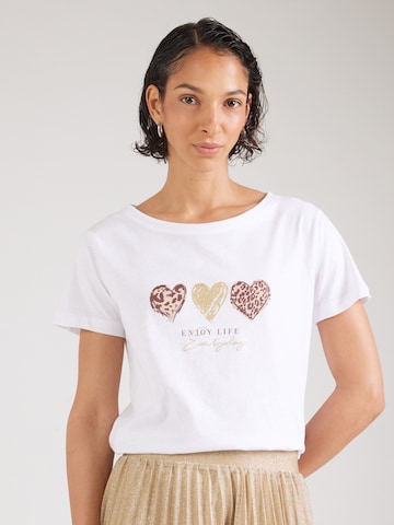 Tricou 'Isa' de la ABOUT YOU pe alb: față