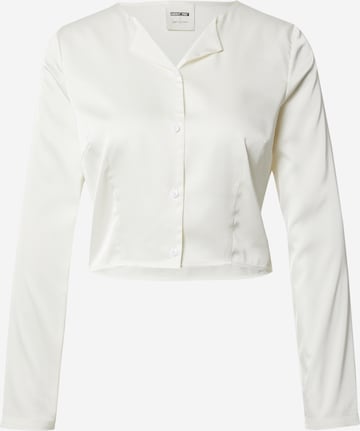 ABOUT YOU x Laura Giurcanu Blouse 'Jamie' in White: front