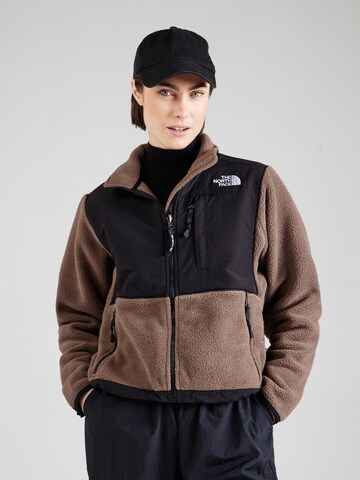 THE NORTH FACE Fleecová mikina 'RETRO DENALI' – hnědá: přední strana
