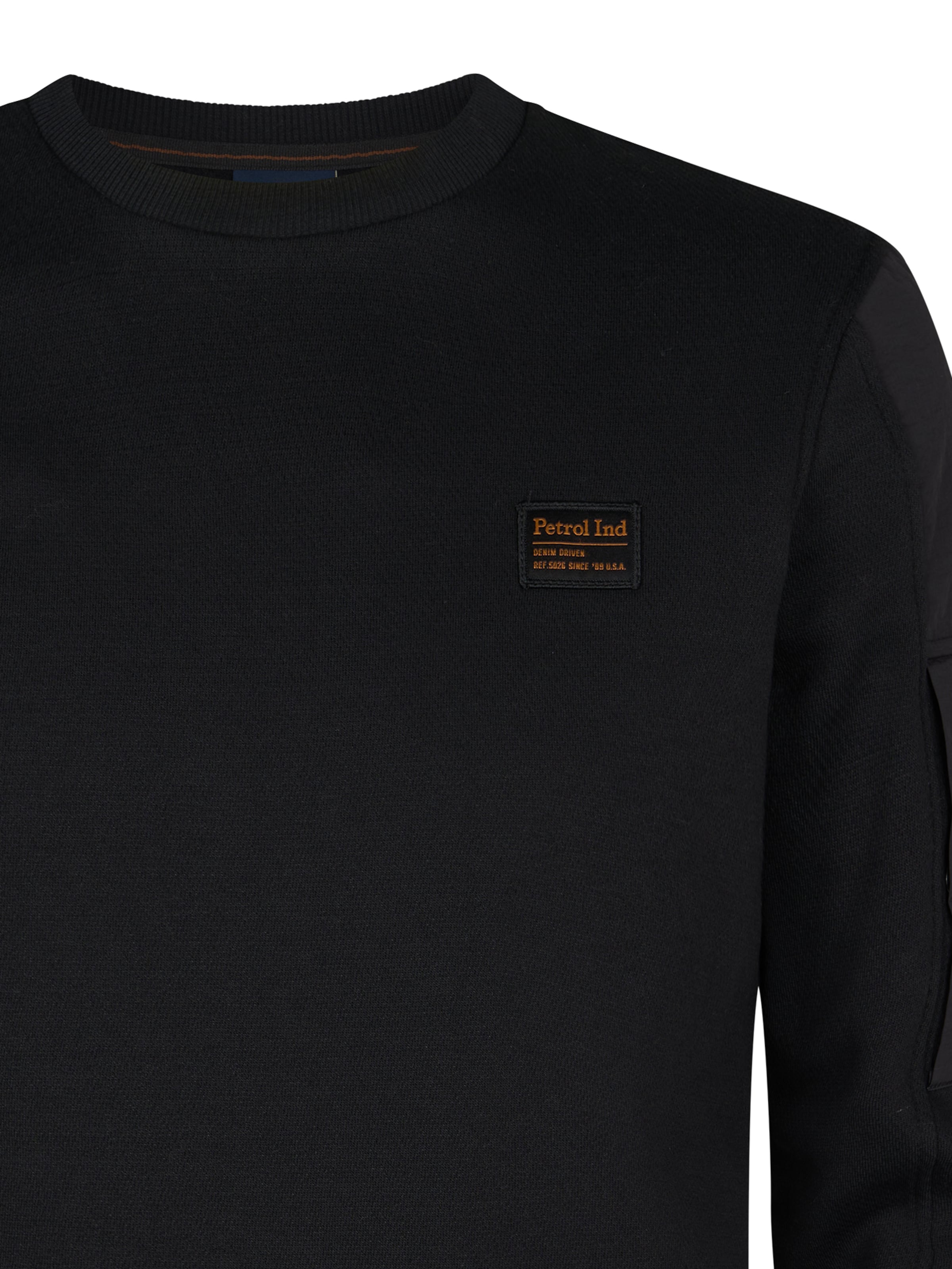 Petrol Industries Sweatshirt in Black