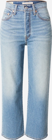 mėlyna LEVI'S ® Platėjantis Džinsai 'Ribcage Straight Ankle': priekis