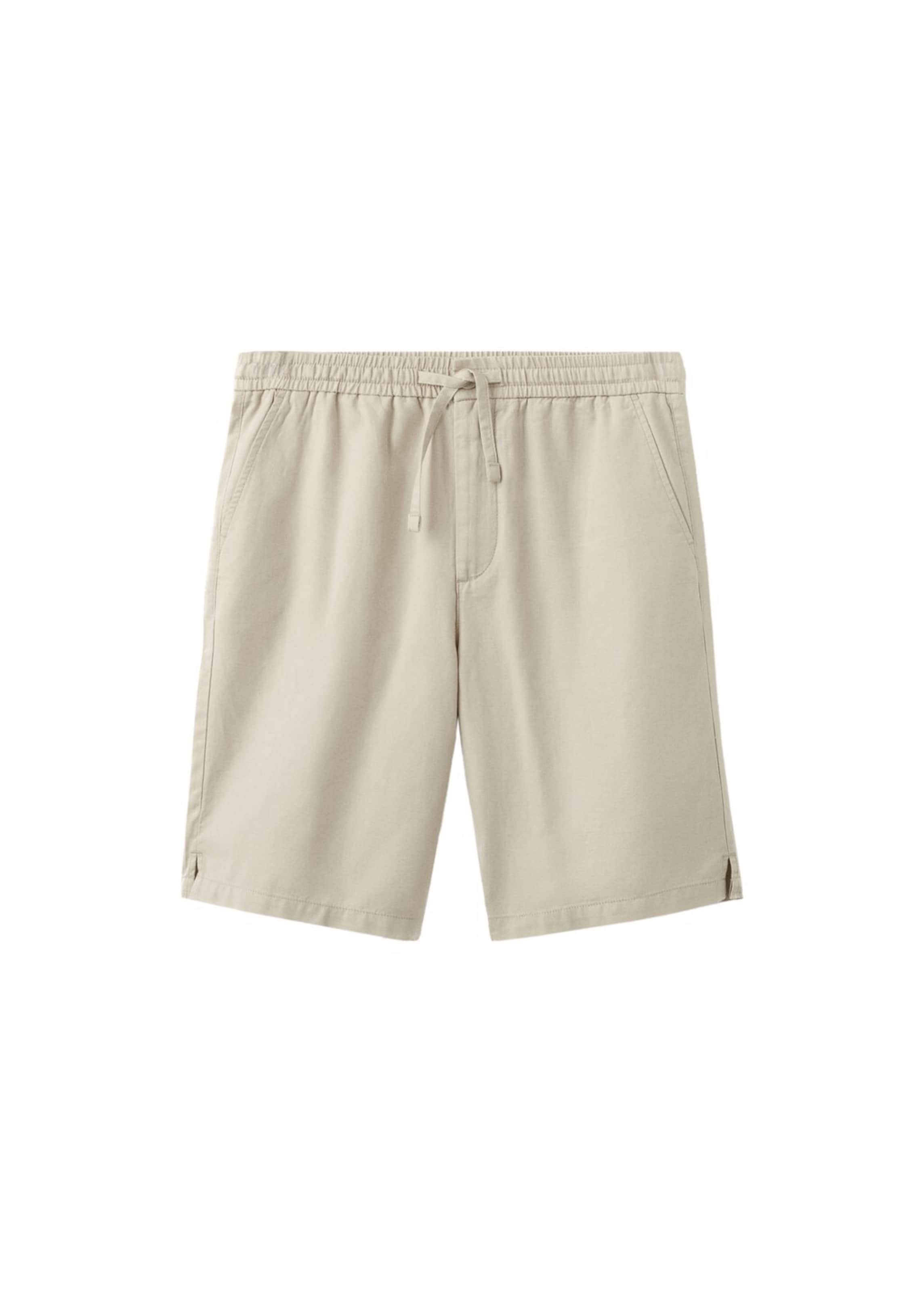 MANGO TEEN Regular Pants 'Tomlk' in Beige: front