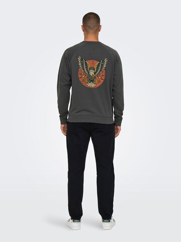 Only & Sons Sweatshirt 'ONSMICHI' in Grijs