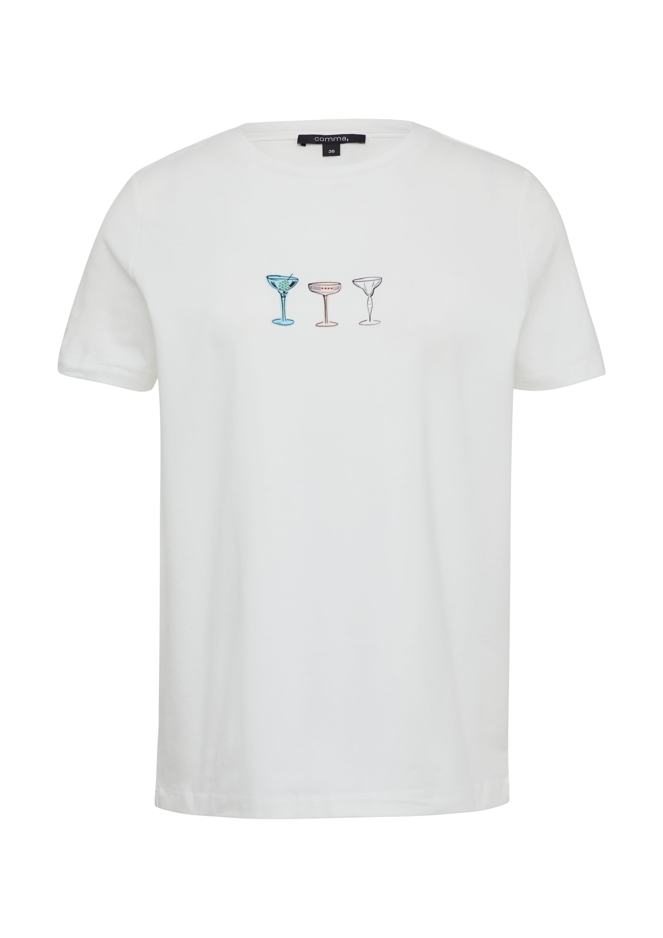 COMMA Särk, värv valge: eest vaates