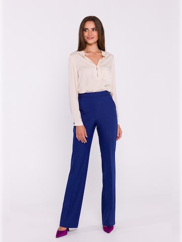 Stylove - Bootcut Pantalón de pinzas en azul