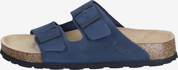 DR. BRINKMANN Pantolette 'Bonillo' in Blau: Vorderseite