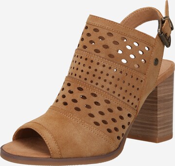 MUSTANG Sandals in Brown: front