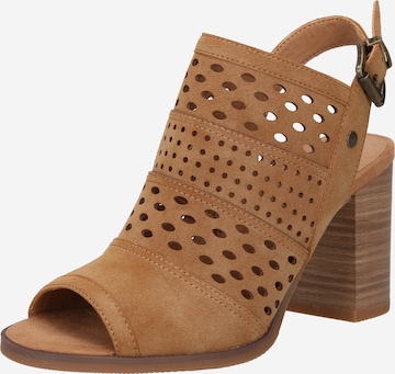 MUSTANG Sandal i brun: framsida