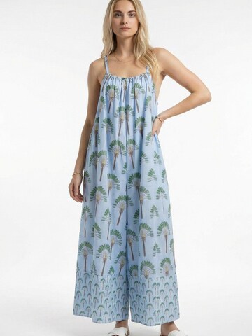 Tuta jumpsuit 'Tropical Paradise Jumpsuit' di Shop Karey in blu