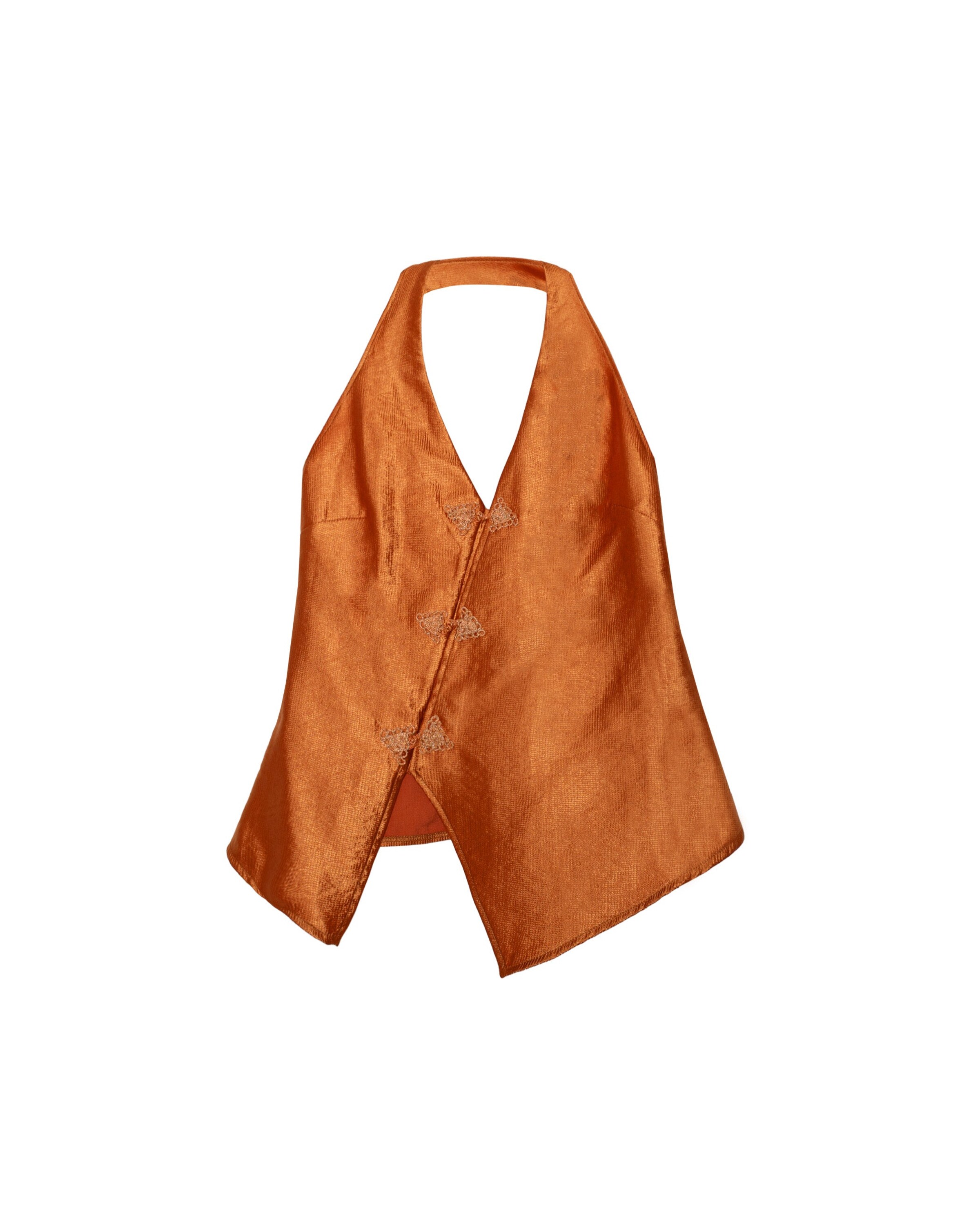 THE-ARE - Top en naranja: frente