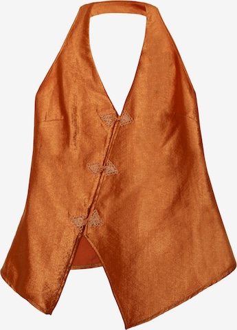 THE-ARE - Top em laranja: frente