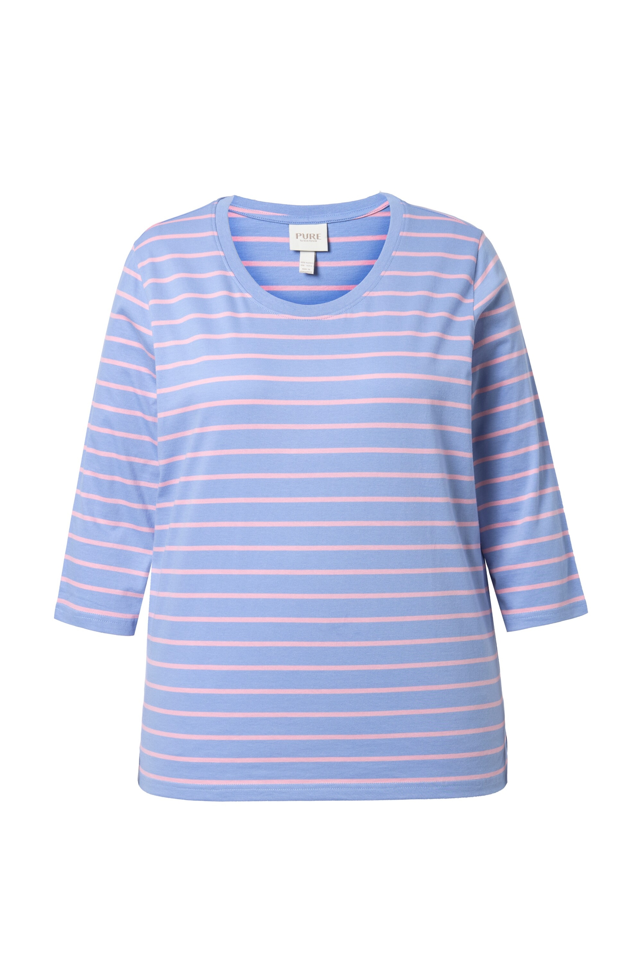 Ulla Popken Shirt in Blauw: voorkant
