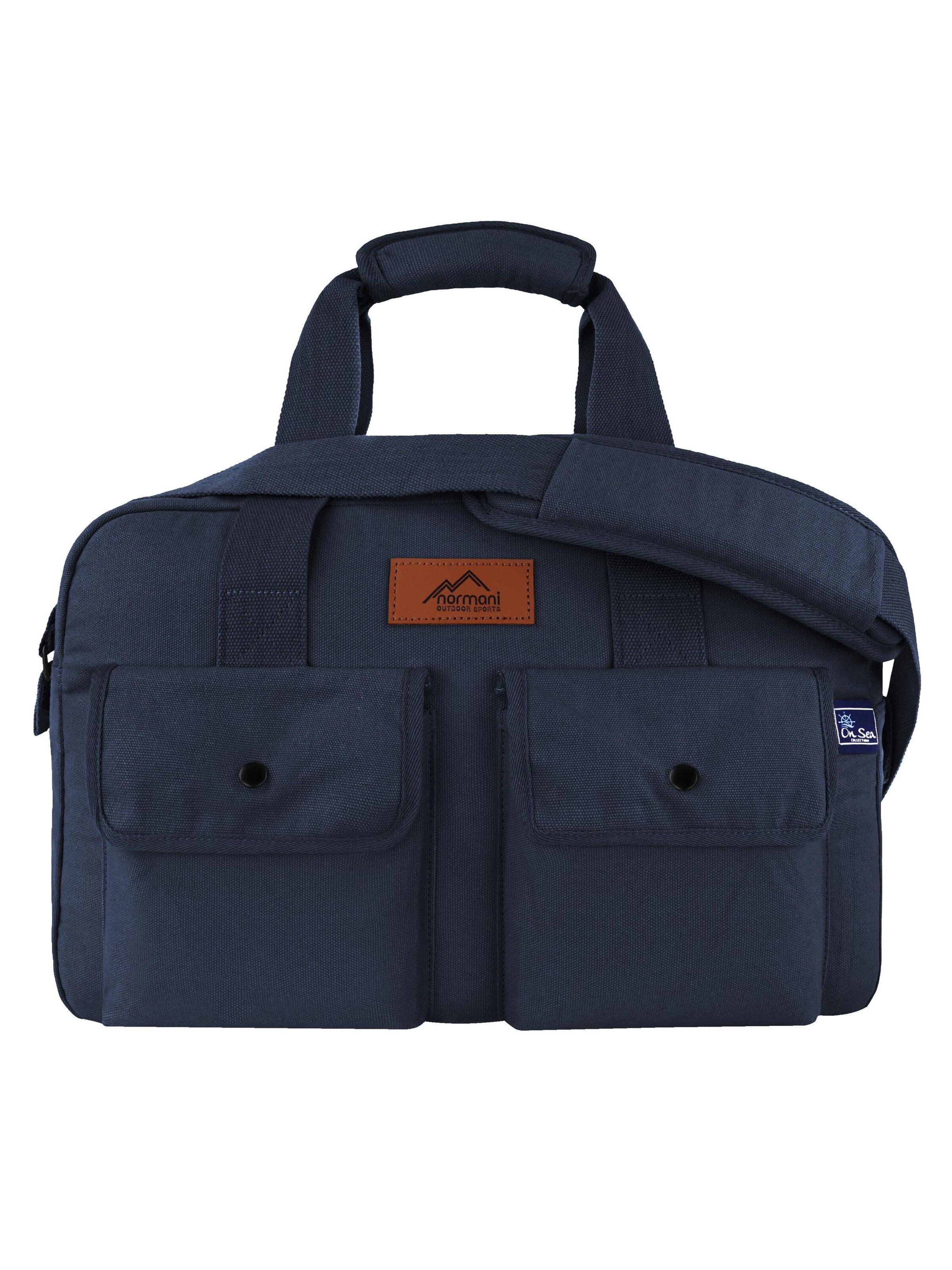 normani Reisetasche 'Svea' in Blau: Vorderseite