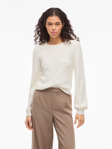 VILA Πουλόβερ 'VIPOILA' σε λευκό: μπροστά