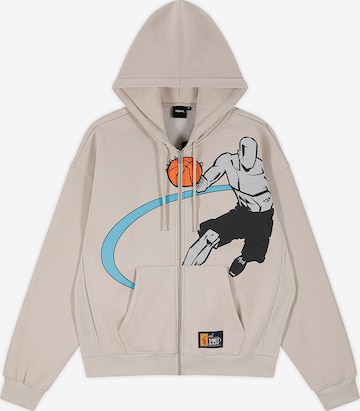 AND1 Collegetakki värissä beige: etupuoli