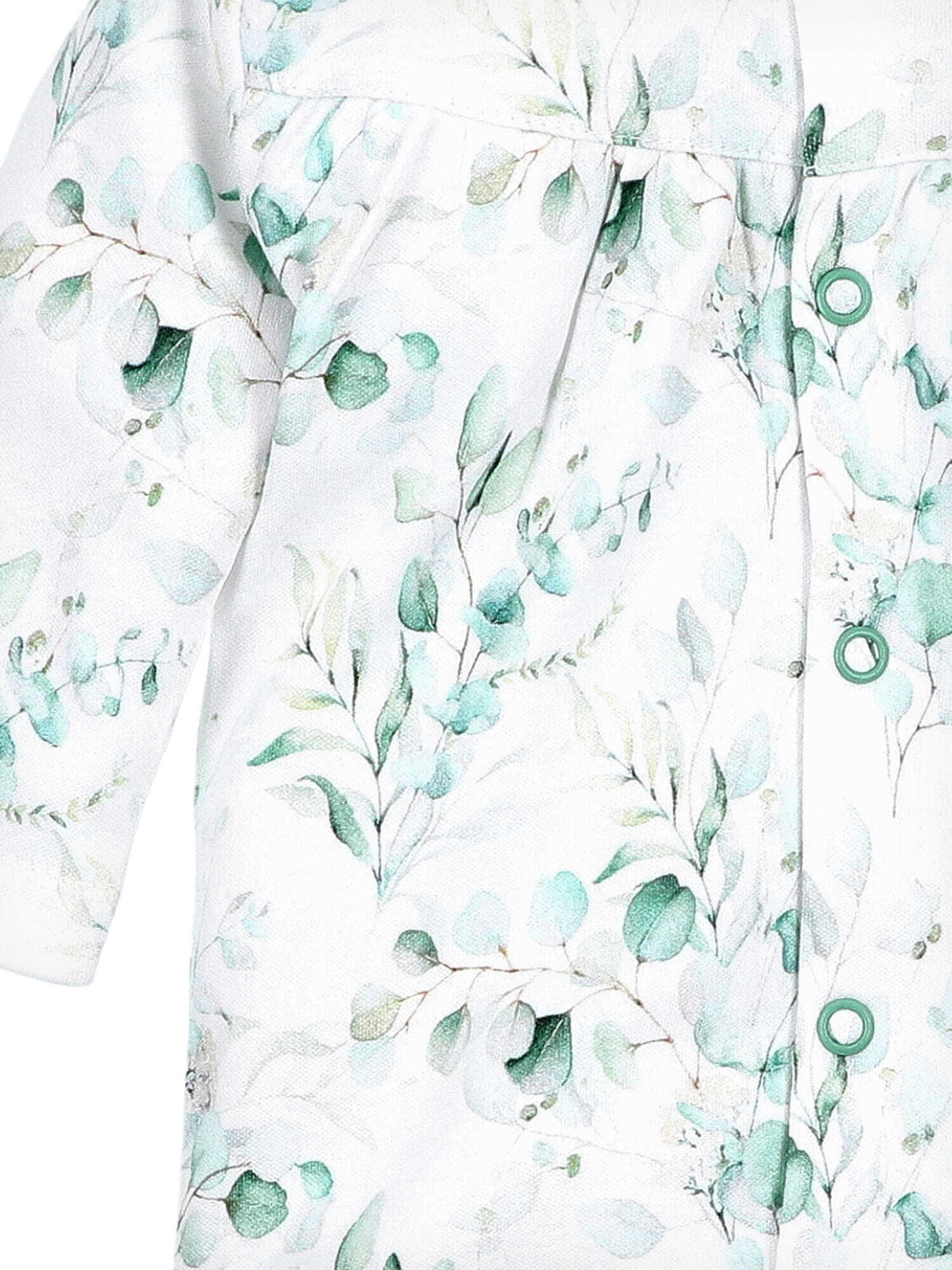 NINI Romper/Bodysuit 'Eukalyptus' in White