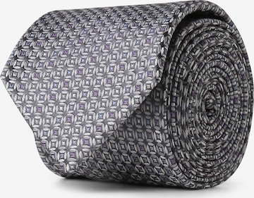 Andrew James Tie in Grey: front