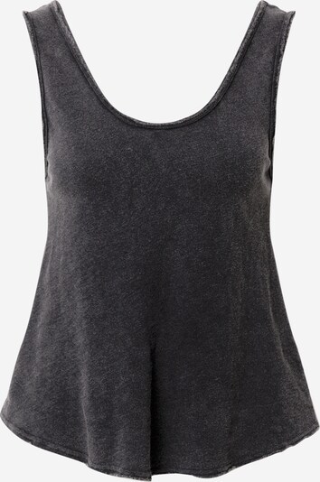 AMERICAN VINTAGE Haut 'Sonoma' en noir chiné, Vue avec produit