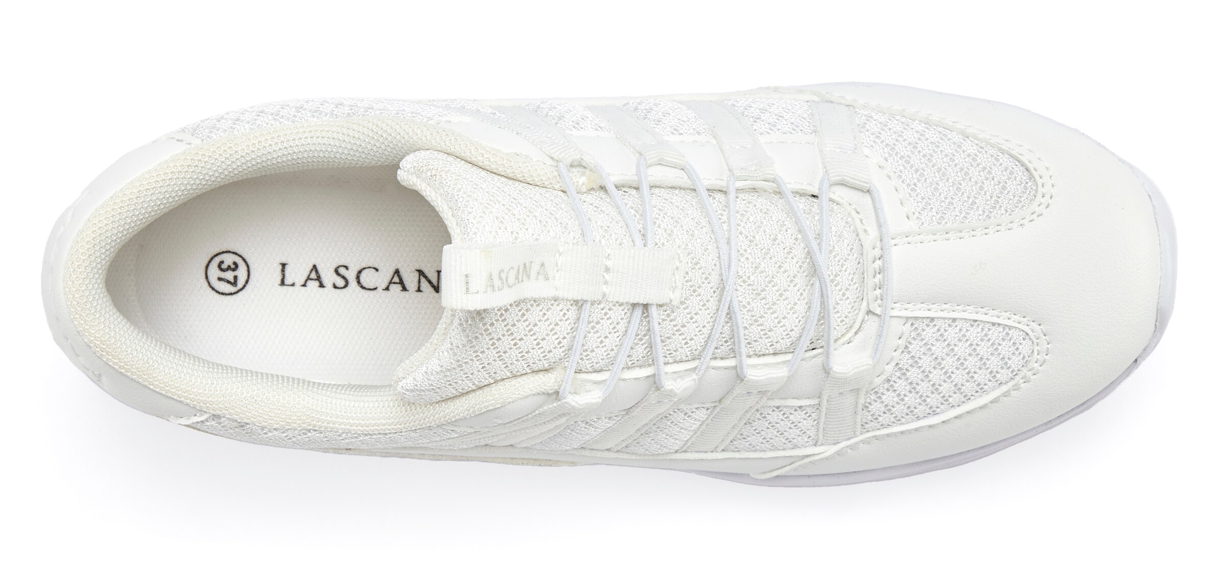 Baskets basses LASCANA en blanc