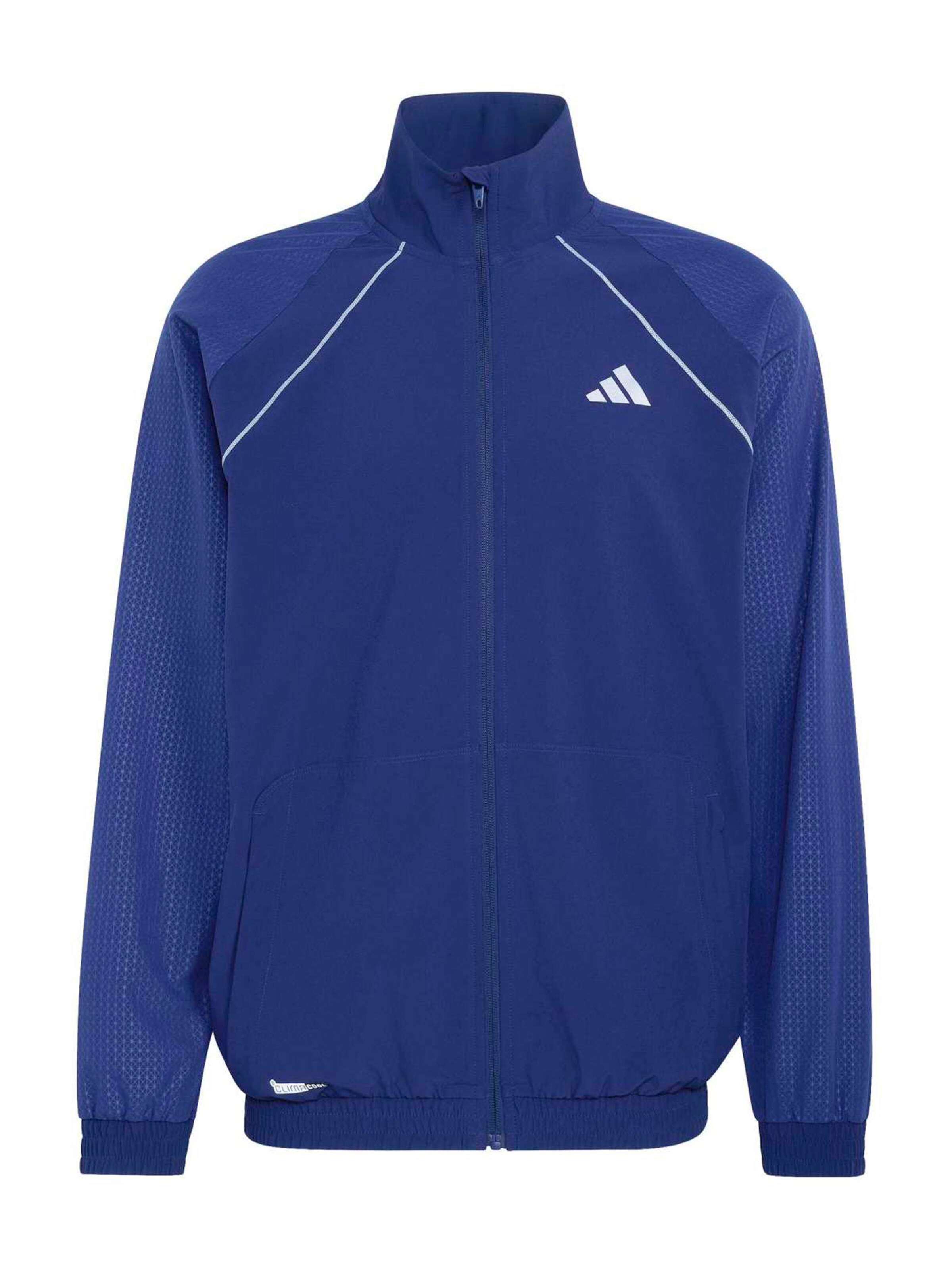 ADIDAS PERFORMANCE Træningsjakke 'TECH APP' i blå: forside