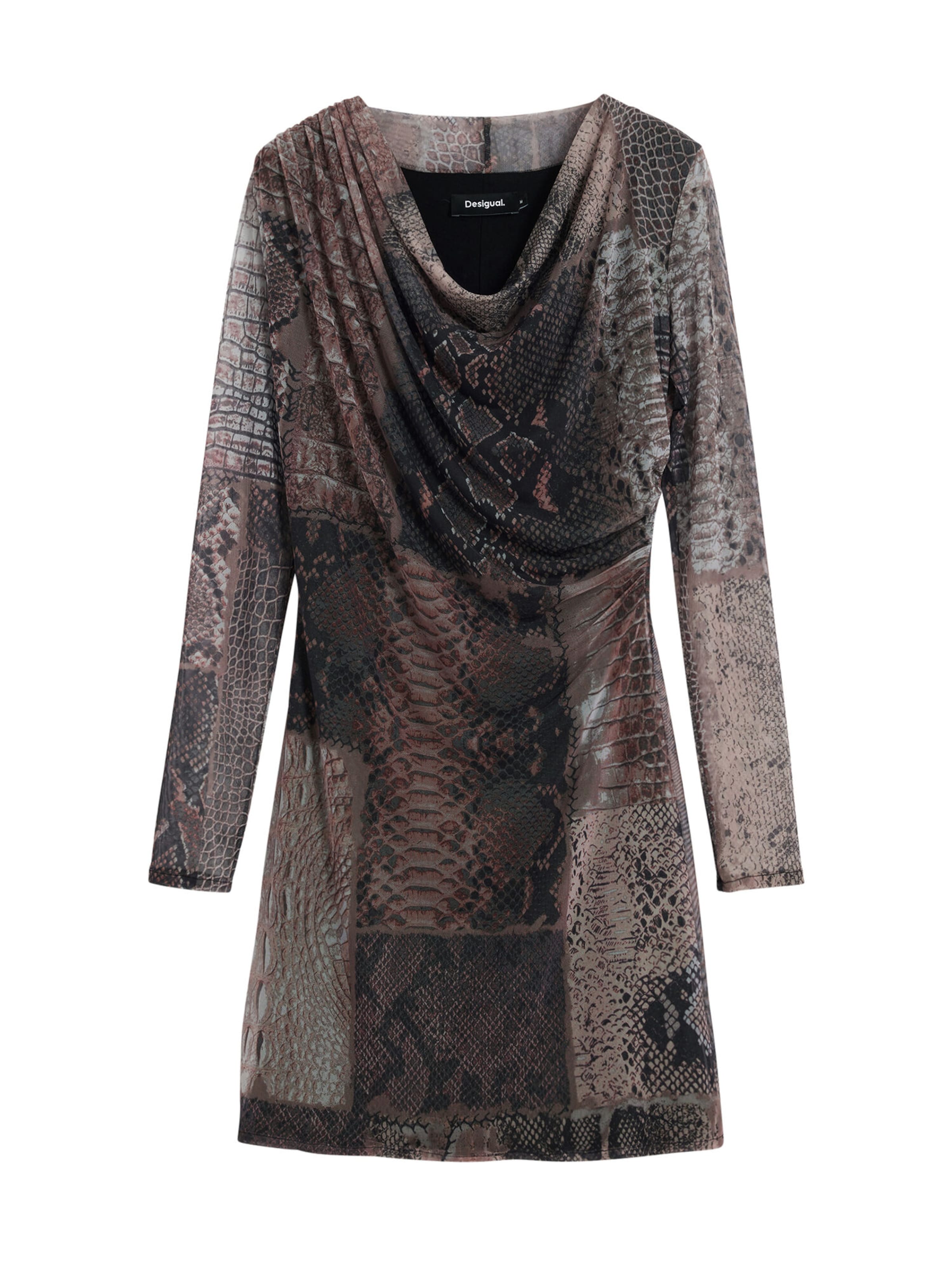 Robe Desigual en marron : devant