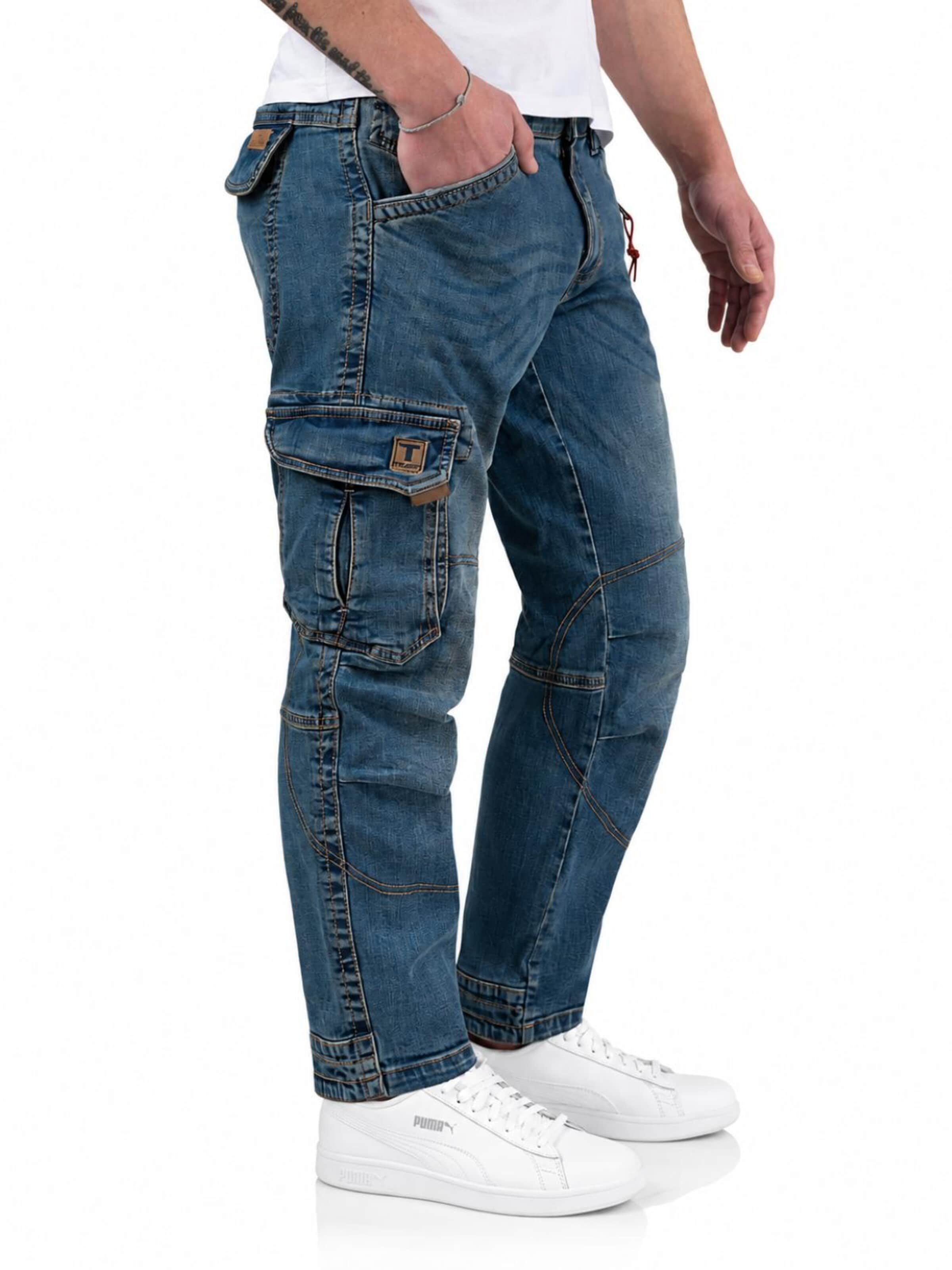 TIMEZONE Regular Cargo jeans in Blue