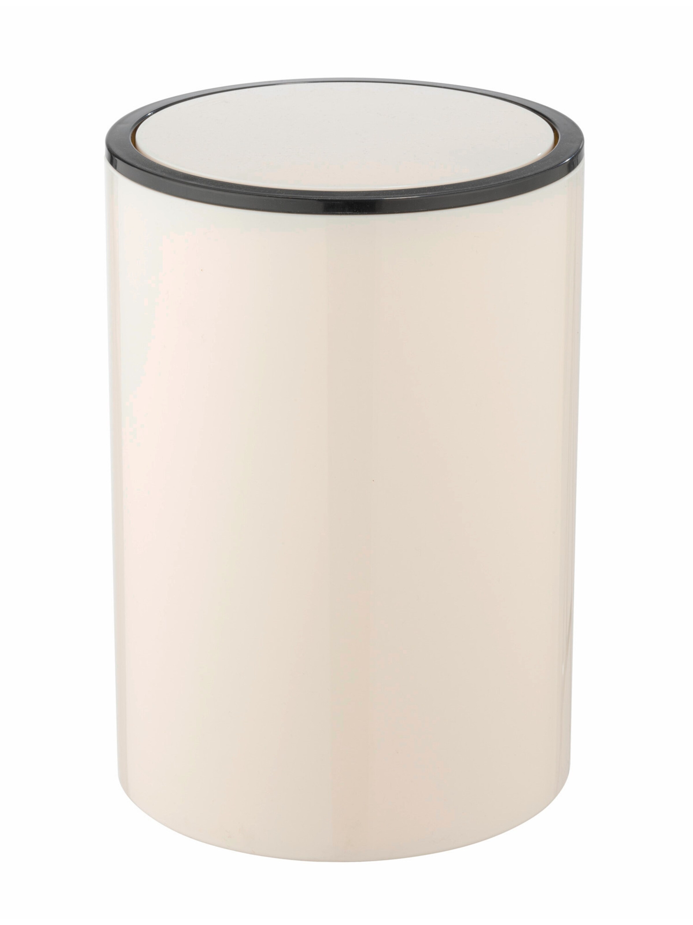 Wenko Schwingdeckeleimer 'Inca' in Beige: Vorderseite